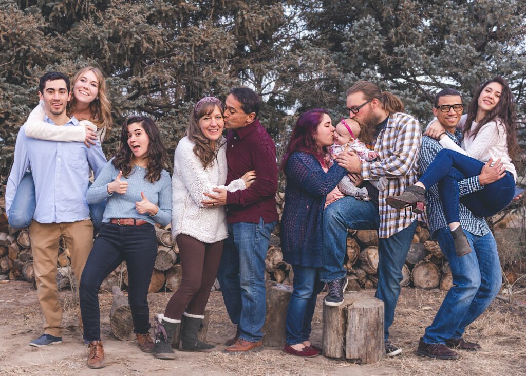 Happy People In The Countryside