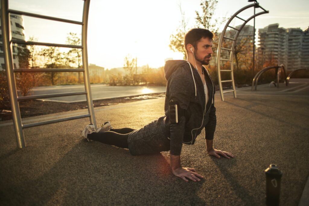 Man In Yoga Pose In Park
15 Minute Kegel Exercise Routine For Men