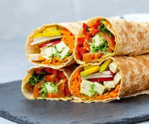 Hummus And Vegetable Wrap