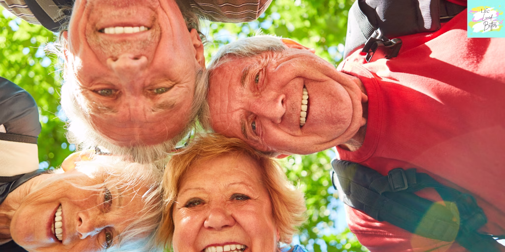Group Of Seniors Smiling