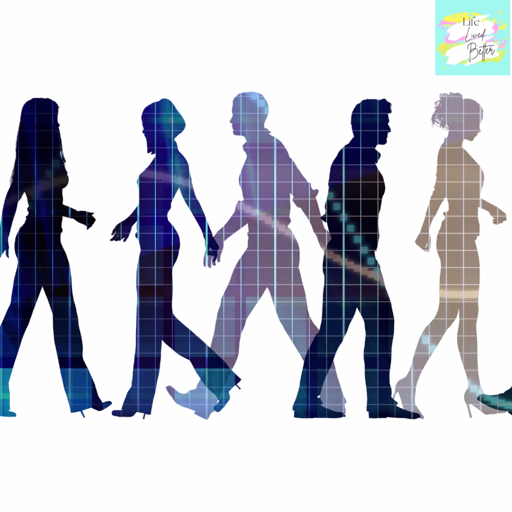Silhouette Of people Japanese Walking